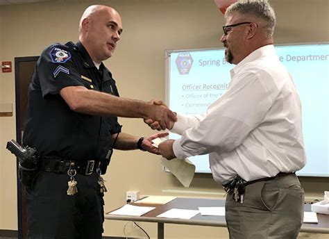 Spring Branch Isd Police Officer Of The Year The School Zone
