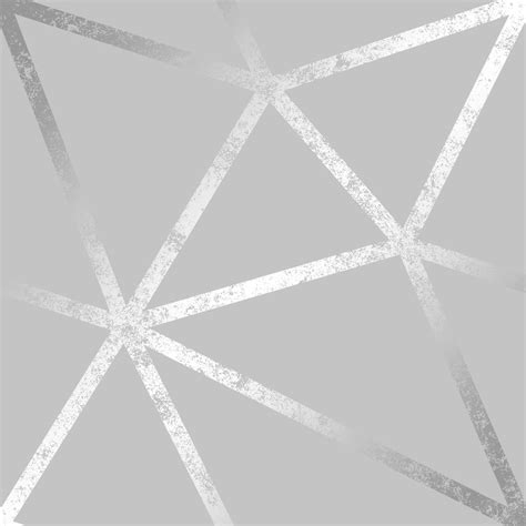I Love Wallpaper Framework Distressed Metallic Wallpaper Grey Silver
