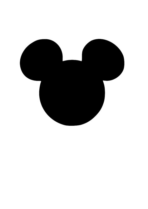Best Free Printable Mickey Mouse Silhouette Russell Website
