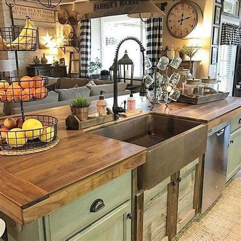 60 Great Farmhouse Kitchen Countertops Design Ideas And Decor 1