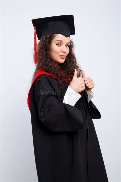 Female Student In Graduation Gown Stock Photo Image Of Gown Success
