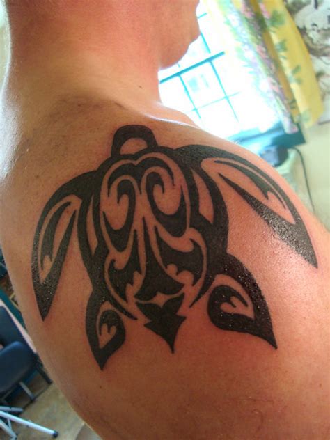 20 Awesome Tribal Turtle Tattoos