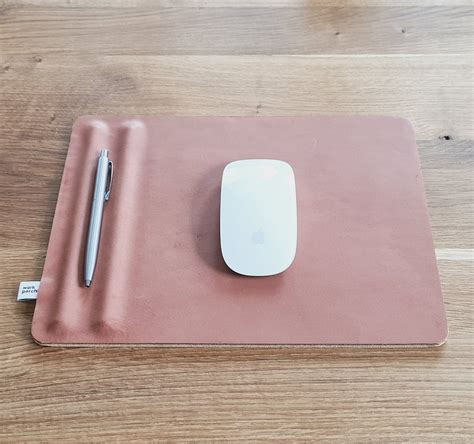 Workperch Leather Mousepad With Pen Holder Is A Luxurious Addition To