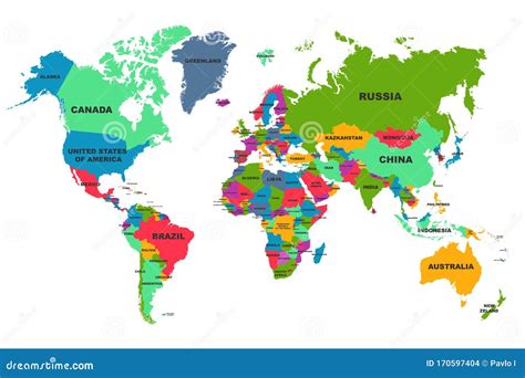 World Map With Countries Names Get Latest Map Update