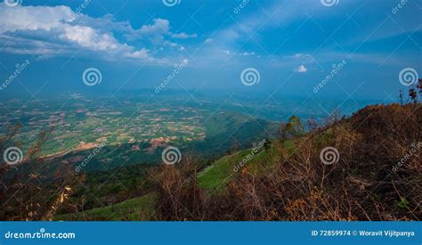 Scenery Hilltop Mountain Stock Photo Image Of Scenic 72859974