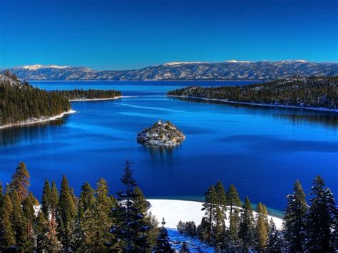 Emerald Bay State Park Lake Tahoe California Winter