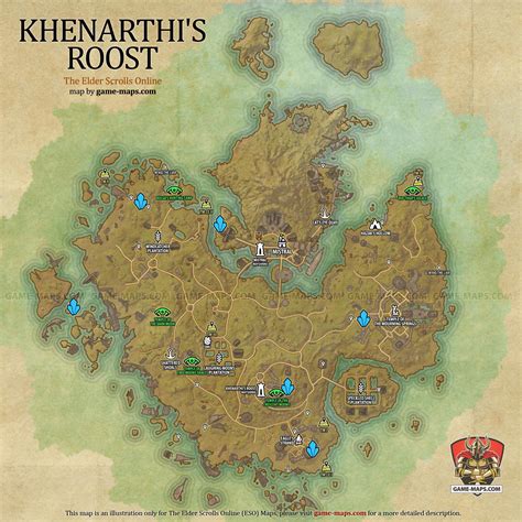 Khenarthi S Roost Map The Elder Scrolls Online Game Maps The Best