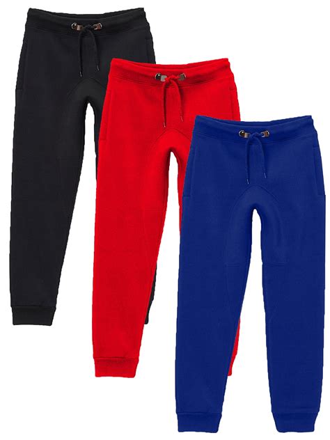 Gbh Boys Slim Fit Fleece Jogger Sweatpants S Xl3 Pack