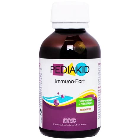 Siro Pediakid Immuno Fort Tăng đề Kháng Cho Bé Chai 125ml