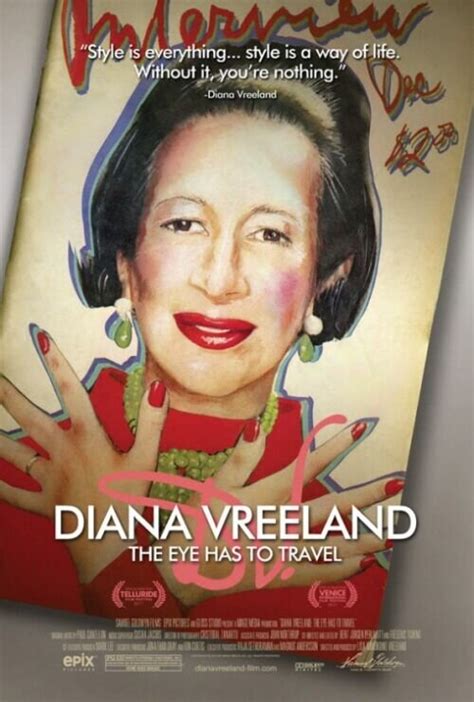 Diana Vreeland The Eye Has To Travel Movie Posters At Kinoafisha