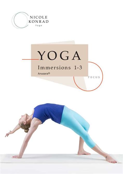 Yoga Immersion 1 3 Anusara Handbuch Nicole Konrad