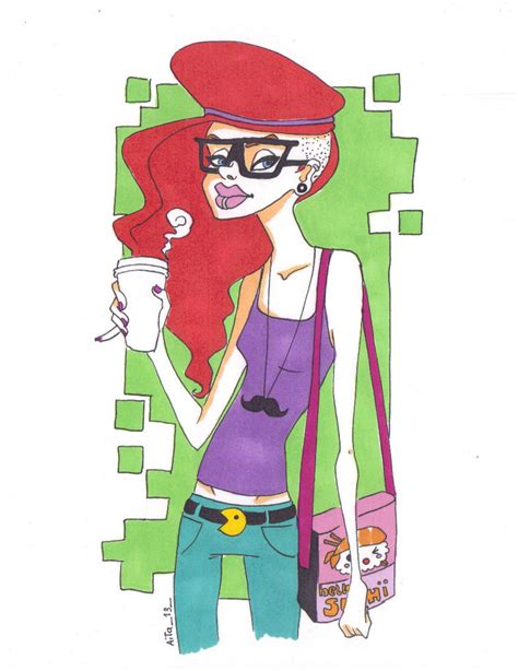 Hipster Ariel Ii Finished By Aita92 On Deviantart
