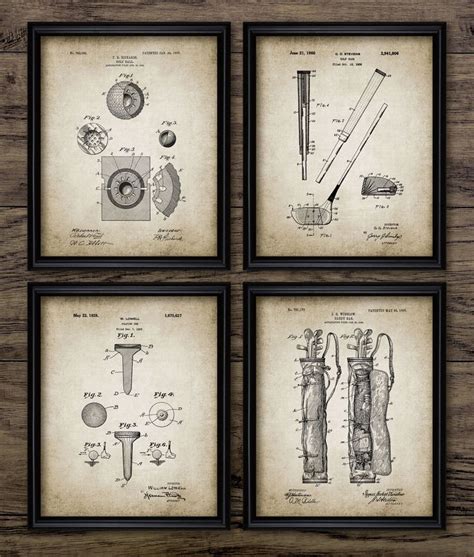 Maybe you would like to learn more about one of these? Vintage Golf Patent Print - Golf Blueprint Wall Art - Golf ...