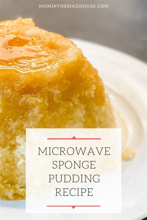 Microwave Sponge Pudding Recipe