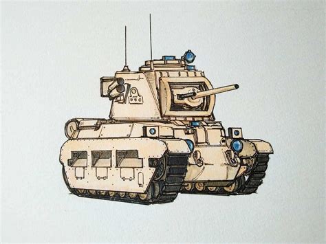 Thomas Chen Chibi Tanks Tank Drawing Armored Fighting Vehicle