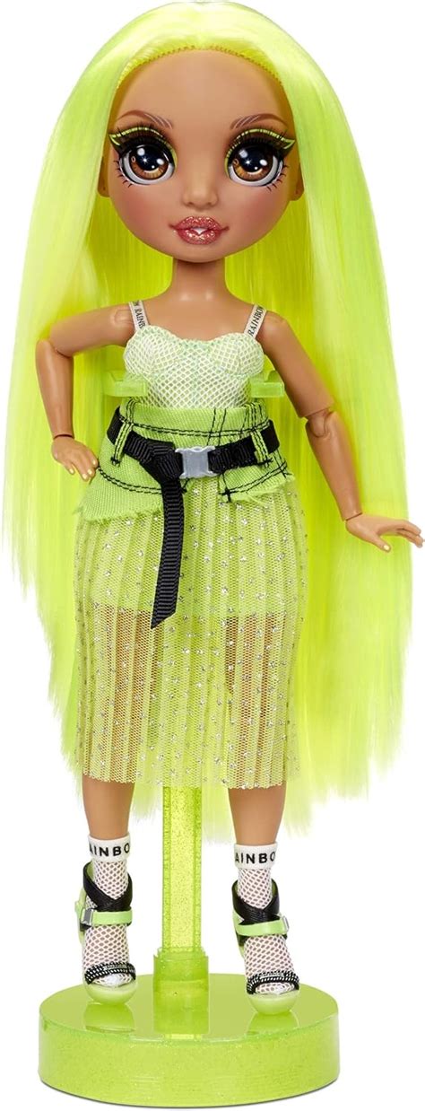 Buy Rainbow High Karma Nichols Neon Green Fashion Doll With 2 Outfits