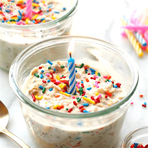 Eatingwell.com) getting real exotic with our flavors on this one. Birthday Cake Overnight Protein Oatmeal Recipe - Own ...