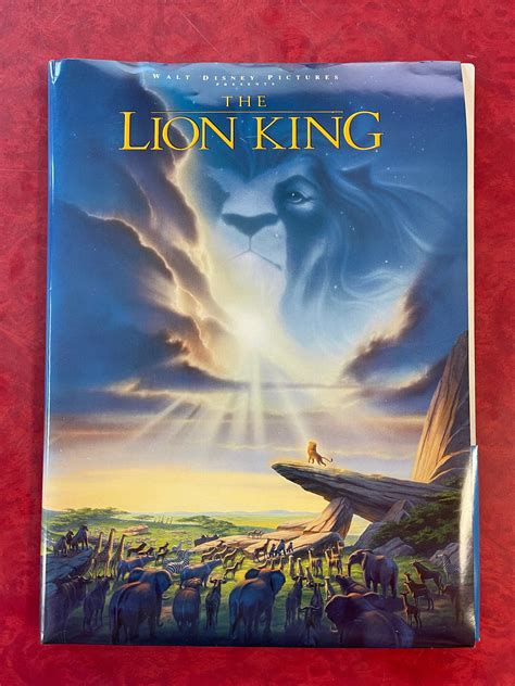 Walt Disneys The Lion King Film Movie Press Kit Media Folder Etsy