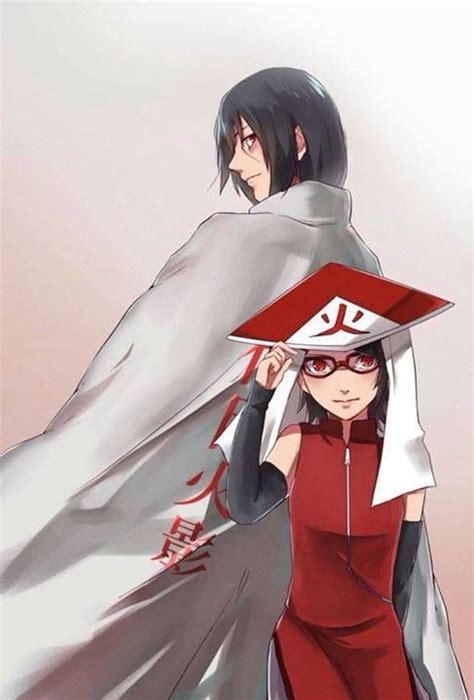 Imagine When Itachi Kun Becomes A Hokage He Looks So Cool And Sarada