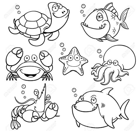 MUNDO MARINO: Dibujos marinos fáciles en www.dibujosfaciles.es