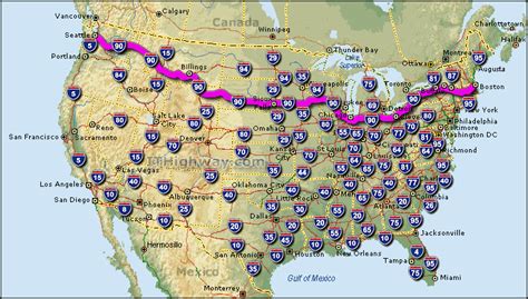 I 90 Interstate 90 Road Maps Traffic News