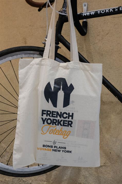 This tote bag is the equivalent of renting a flat and then walking around wearing a foxton's baseball cap. French Yorker Tote Bag - GOCiTY