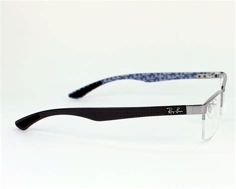 Ray Ban Eyeglasses Rx 8412 2502 Silver Visionet