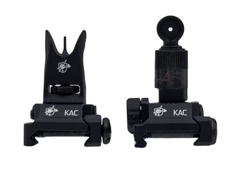 Knights Armament Airsoft Back Up Iron Sights In Black — Jag Precision Inc