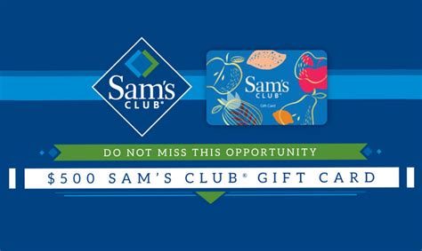 Get A 500 Sams Club T Card Get It Free
