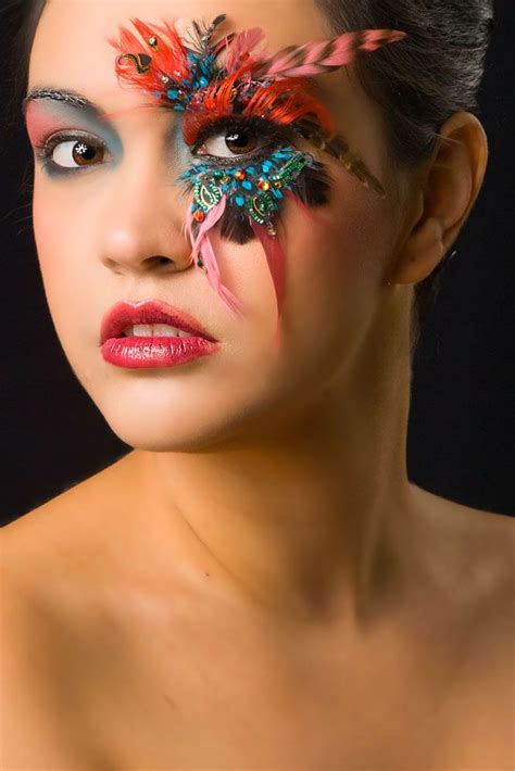 Color Feathers Everyday Eye Makeup Up Costumes Costume Ideas Rave