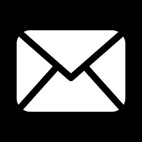 Mail App Icon Black - IHSANPEDIA