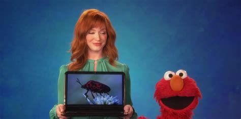 Christina Hendricks Is Adorable In This Sesame Street Clip Video Organic Authority