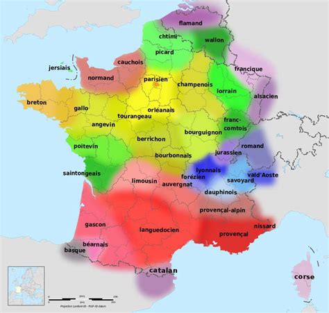 Carte france vous trouverez sur cette carte de france le détail et les informations de chaque région et département de france. Carte des langues de France - Contre-Info