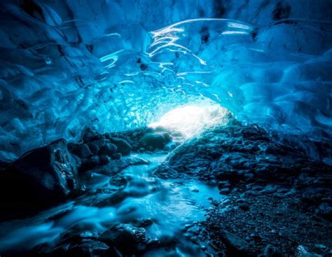 Blue Ice Cave Stock Photos Pictures And Royalty Free Images Istock