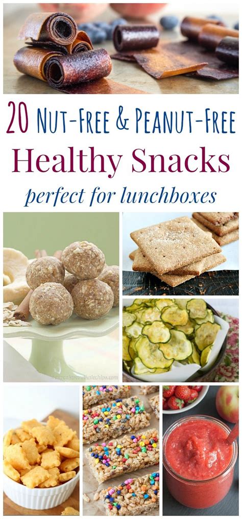20 Nut Free And Peanut Free Healthy Snacks Perfect For Lunchboxes