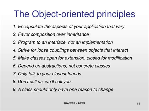 Ppt Object Oriented Design Principles Powerpoint Presentation Free