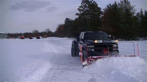 Snow Plowing 7 With My 2002 Silverado Duramax Dually Youtube