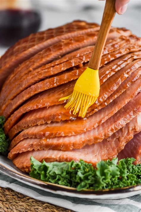 The glaze is usually in a separate packet so you can just discard that and use this recipe here. Brown Sugar Glaze for Ham made in the Slow Cooker - Wine & Glue (With images) | Cooking spiral ...
