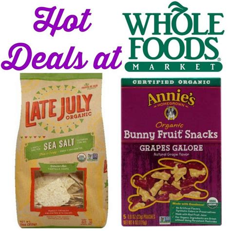 Whole foods sends out several weekly newsletters. Hot Deals at Whole Foods Now Through 9/30!
