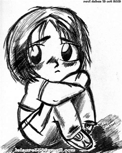 Sad Emo Drawing At Getdrawings Free Download