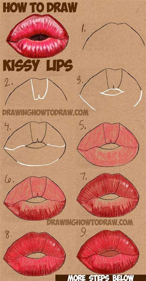 Draw it with a light pencil. Pin on How to Draw Mouths