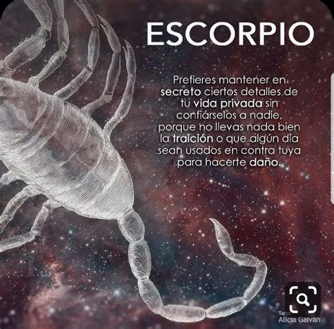 An Image Of A Scorpion In Space With The Captionescorpio