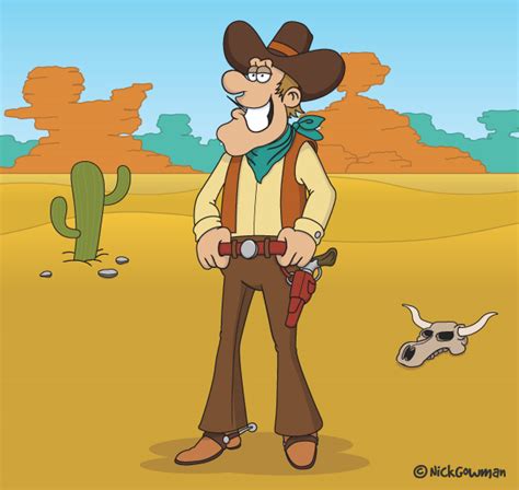 Cowboy Wild West Cartoon