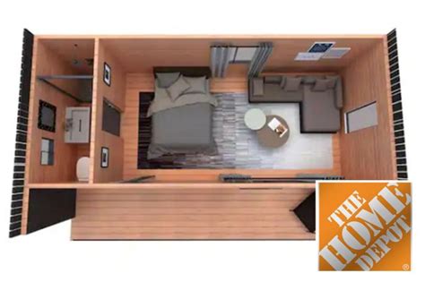 Home Depot Selling Epic Tiny House For 18k It Comes With Front