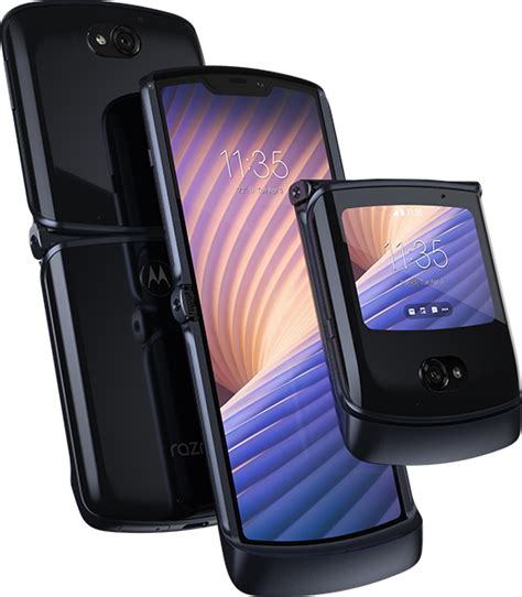 Motorola razr 256 GB in Polished Graphite - AT&T png image