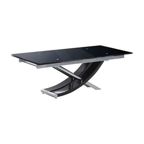 Download free books in pdf format. Sienna Black Extending Dining Table Glass & Gloss | Dining ...