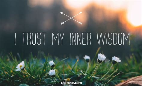 I Trust My Inner Wisdom Positiveaffirmations
