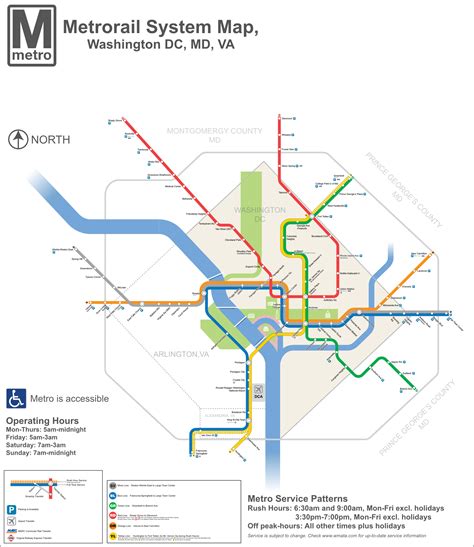 Metro Line Washington Dc Map Allene Madelina