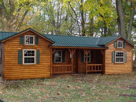 Amish Prebuilt Fully Assembled Cabins Delivered Rustic Exterior