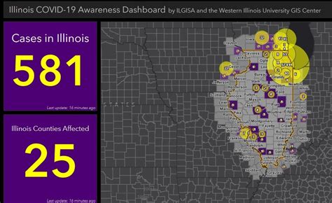Wiu Developed Map Tracks Covid 19 Spread In Illinois And Nearby News